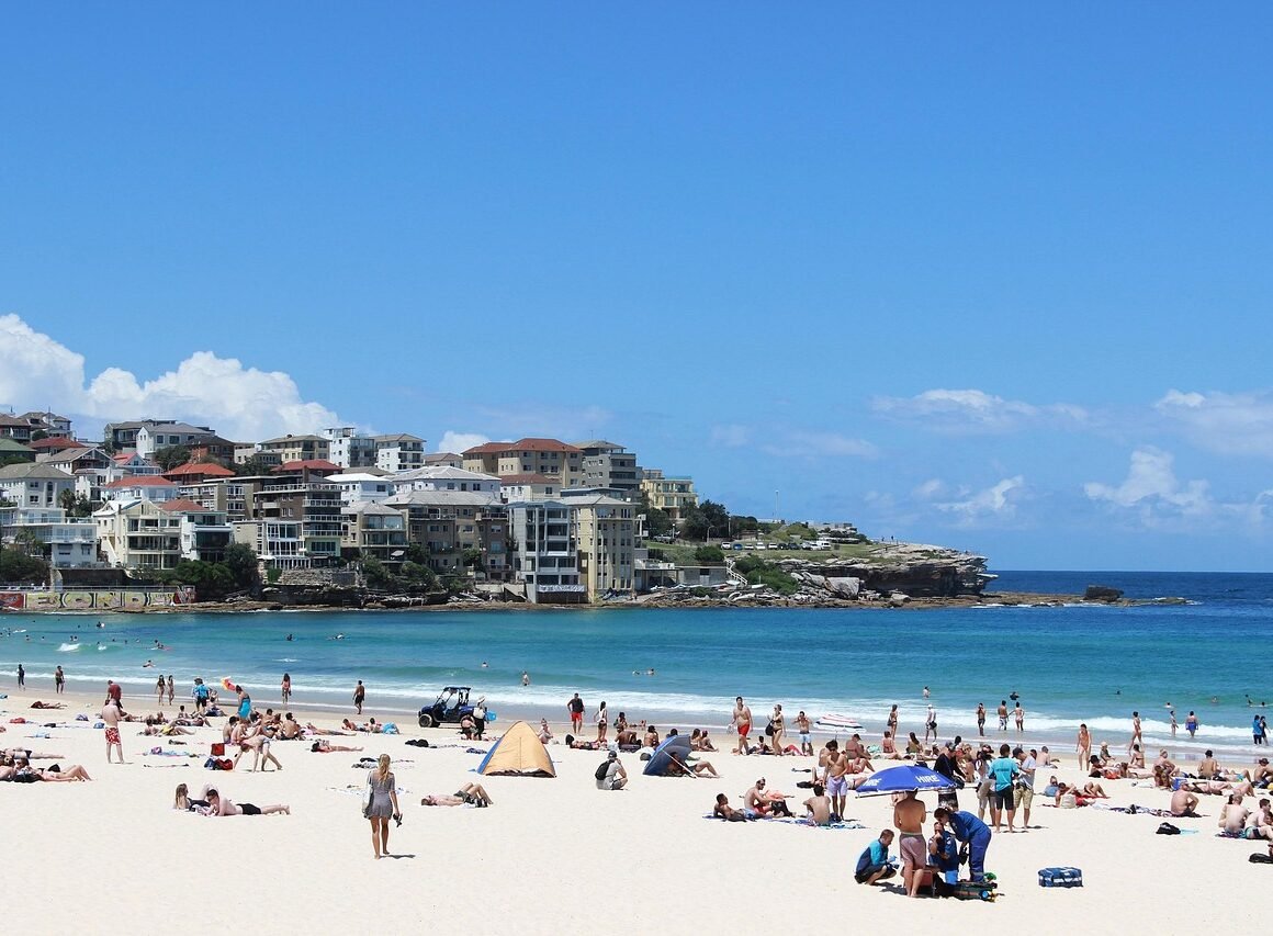the sea, nature, beach, australia, sydney, bondi beach