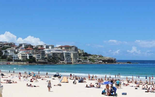 the sea, nature, beach, australia, sydney, bondi beach